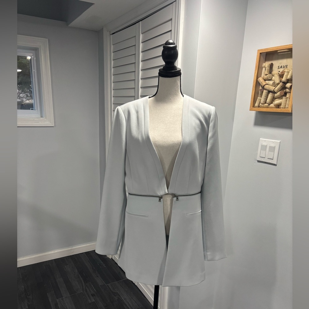 BCBGMaxAzria Baby Blue Blazer, size:M